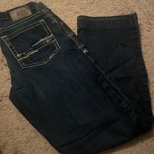 Men’s Ariat m4 low rise boot cut jeans 31x36